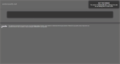 Desktop Screenshot of ambrosetti.net